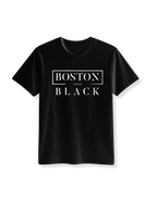 Boston While Black Logo Tee (Unisex)